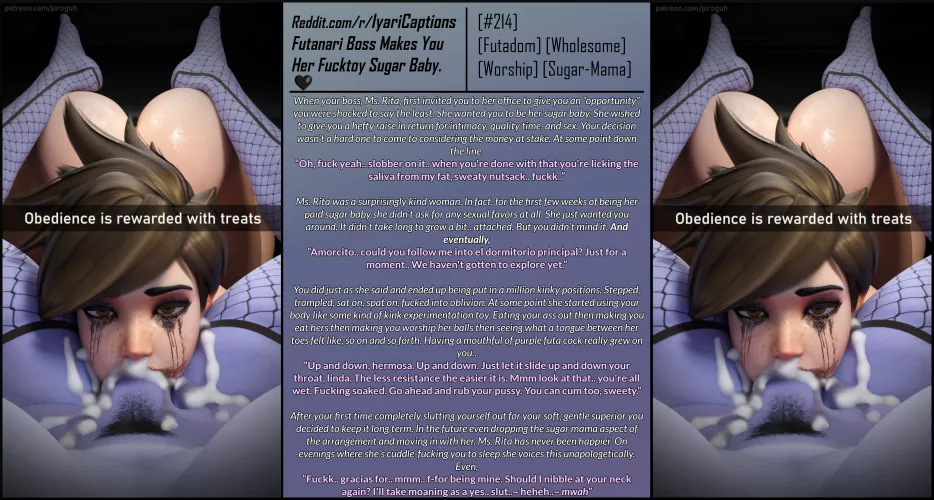 Futanari Boss Makes You Her Fucktoy Sugar Baby. [Futadom] [Wholesome] [Worship] [Sugar-Mama] [Long-Term]  [Art: piroguh] [IyariCaptions] by ExtravagantCelestial