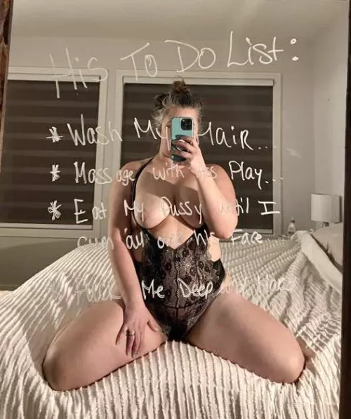 Gave hubby a to do list 😏 by Sexywifey116