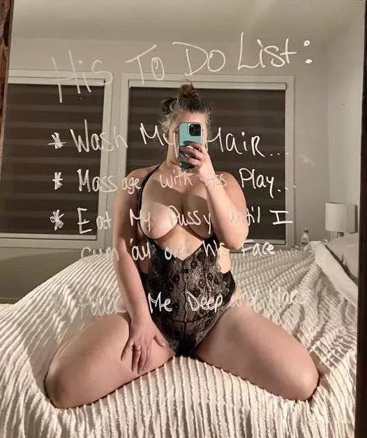 Gave hubby a to do list 😏 posted by Sexywifey116