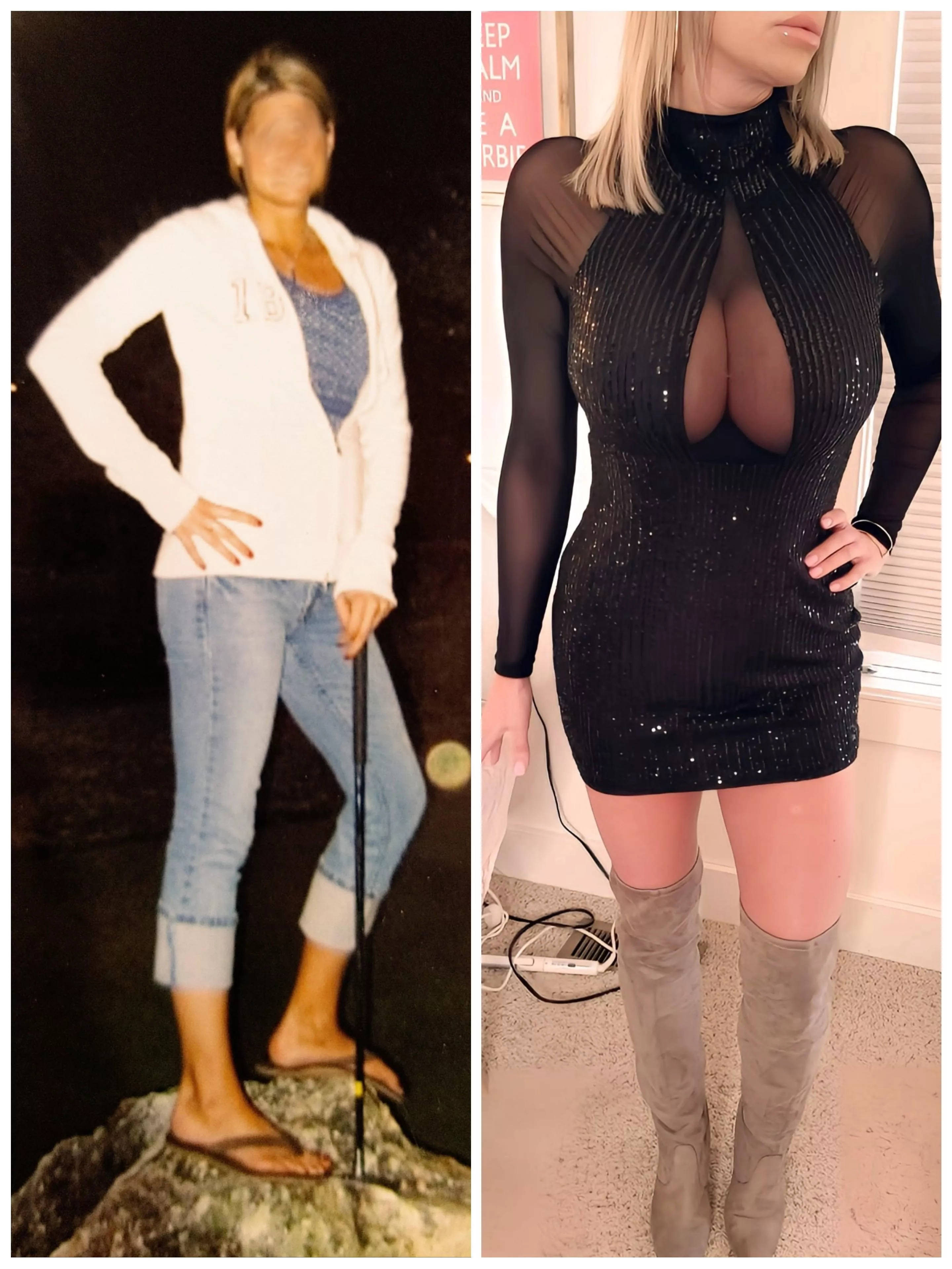 How I used to go out on a Friday night vs. How I go out of Friday nights now posted by BoringToBimbo