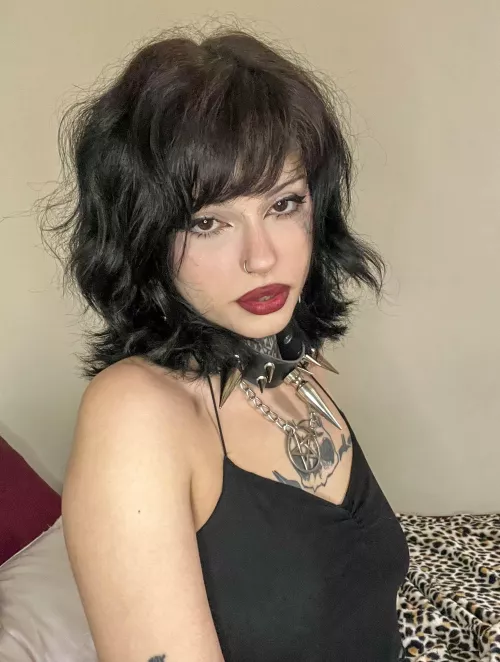 I didn't want to smile but I still feel kinda cute here lol by Unlikely-Pack