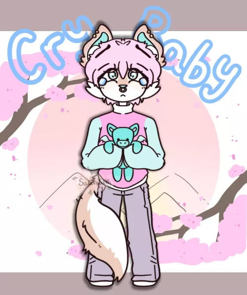 Just a crybaby Coyote  by Sakurasl0th