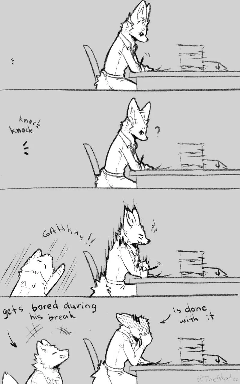 might need an office lock (oc: Alex & Jack) posted by TheAkateo