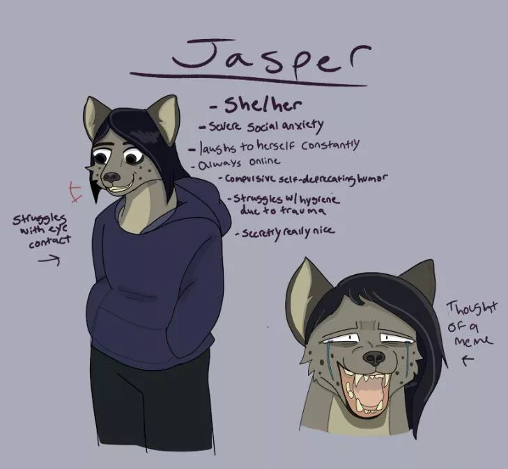 My oc Jasper  posted by argoritaville