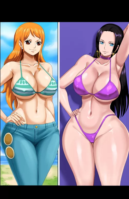 Nami Vs Boa, You Can Only Pick One for the Night so Who Will it be? by LoreHuntre