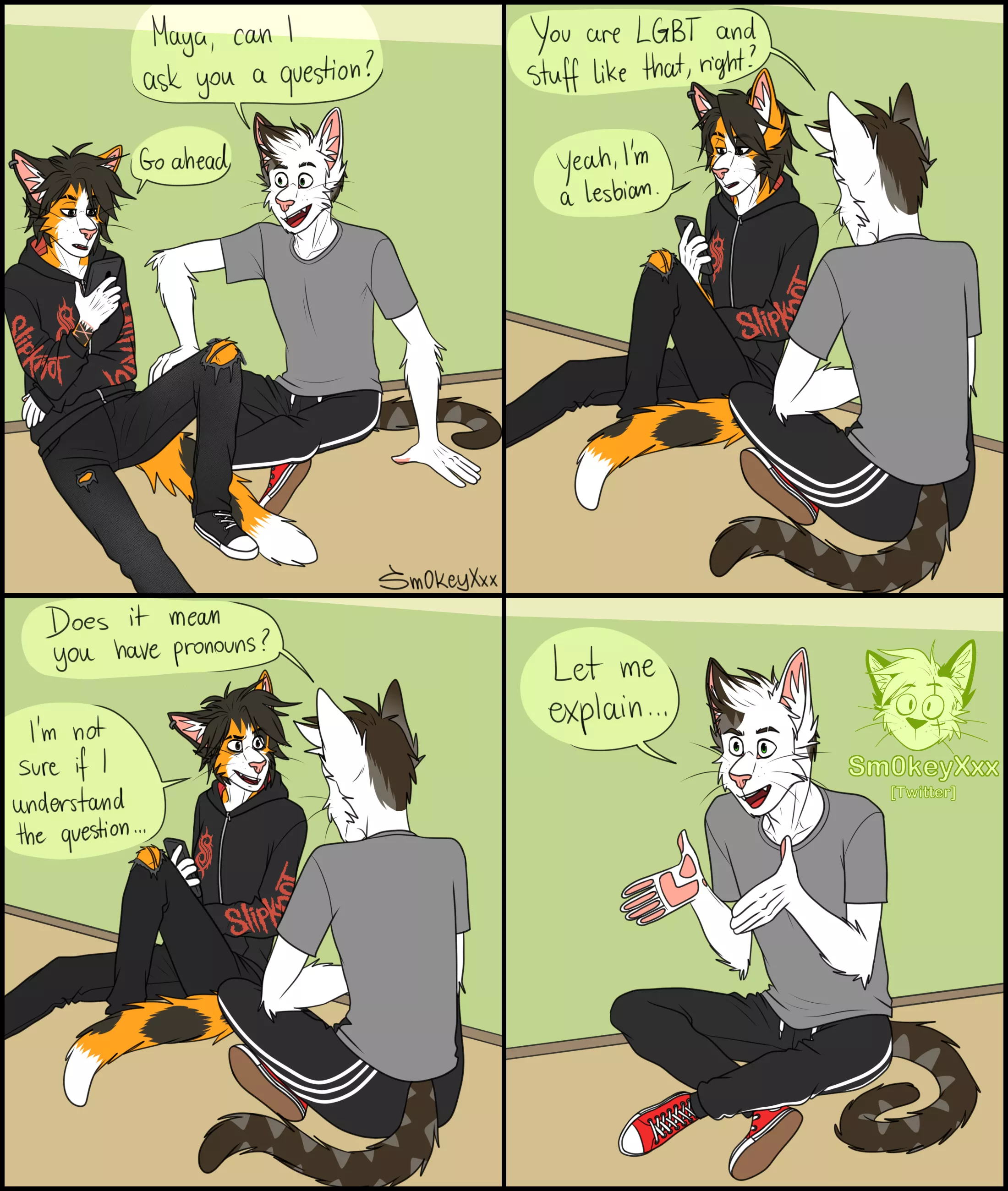 Pronouns (art by me) posted by Sm0keyXxx