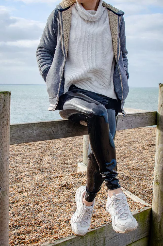 Ready for our beach walk? posted by MissBustee