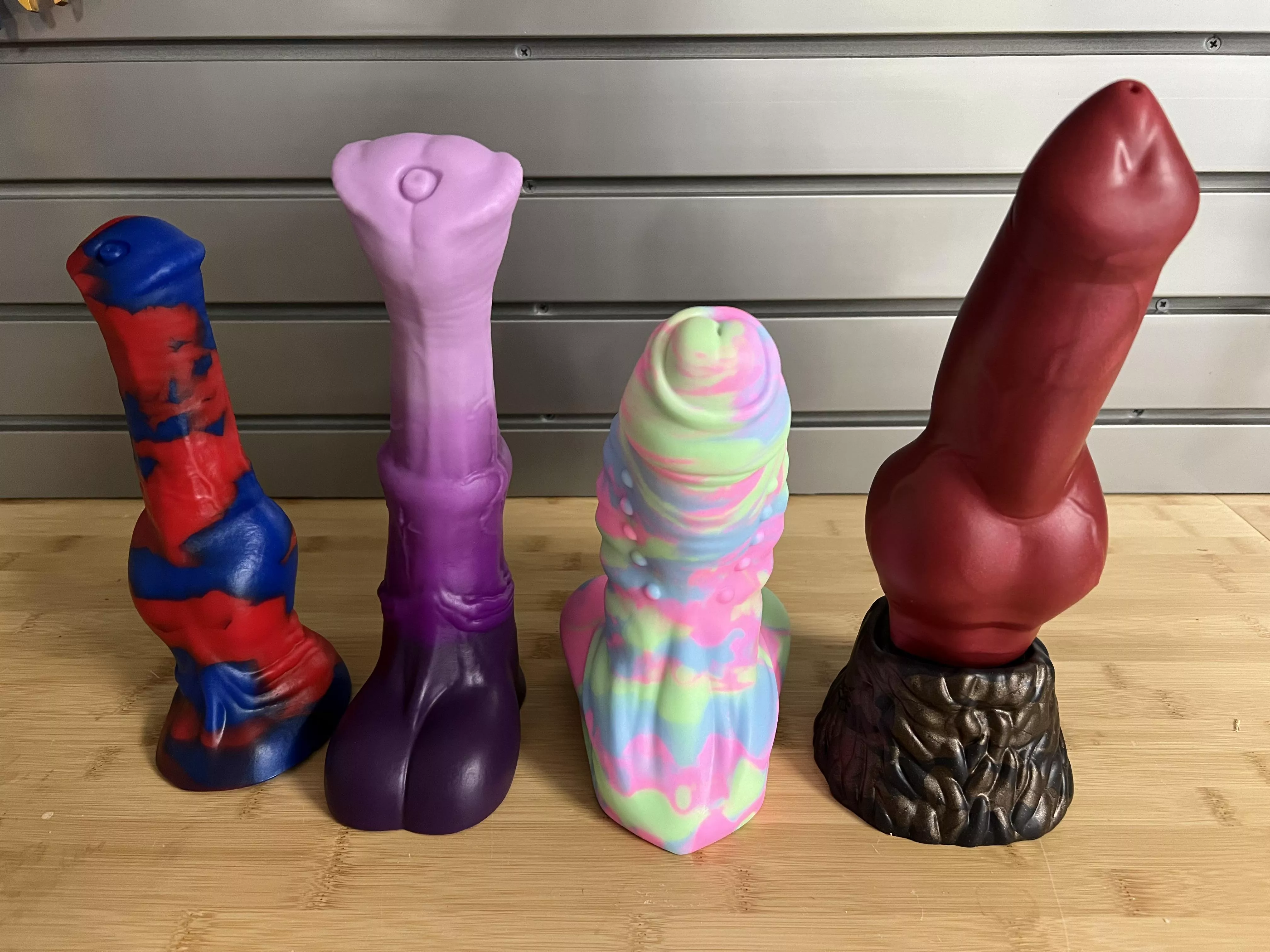 They’re in! Pretty sure this is my order of attack. Left to right. Growing to the large razor knot posted by rsdmssx469