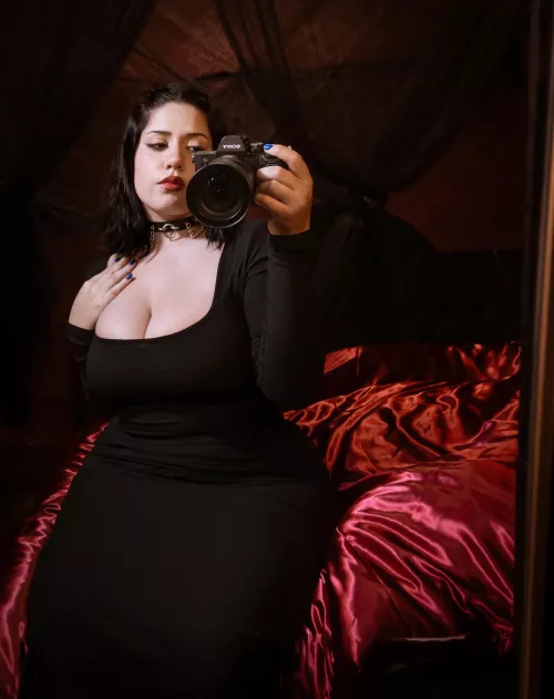 This dress fits me so well I might just cum to my own reflection :P by StyxHips