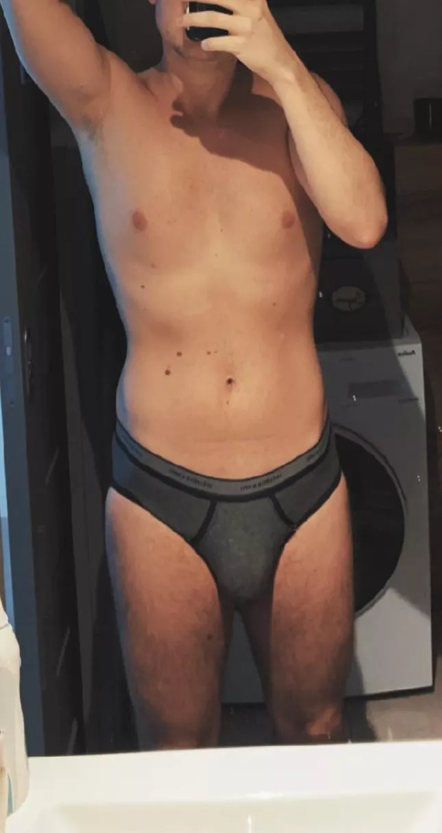 What do you think of younger guys wearing briefs? Is that hot or they should wear boxers? posted by Bulging_bro