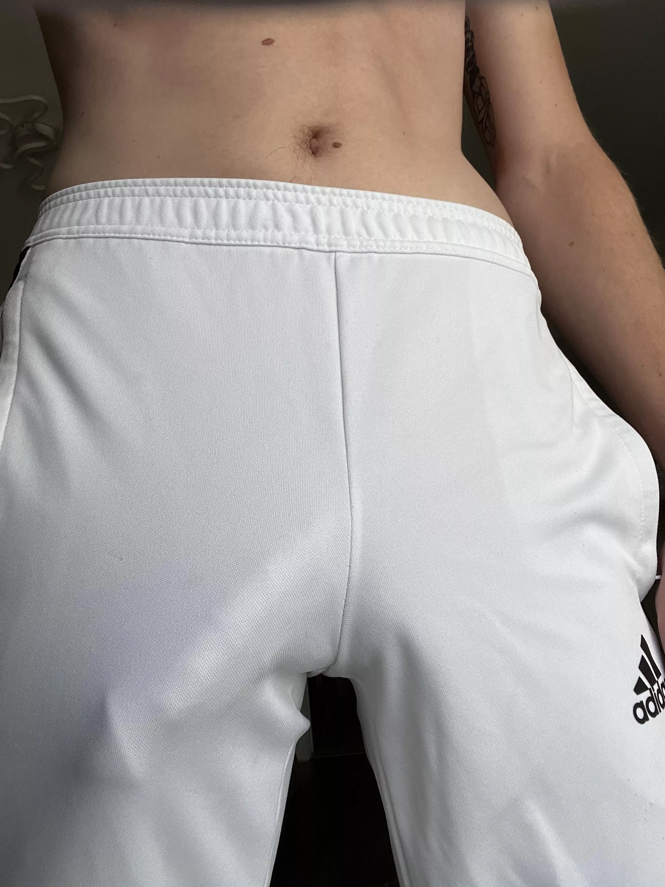 white adidas pants leave no detail behind  posted by ghostliervenom