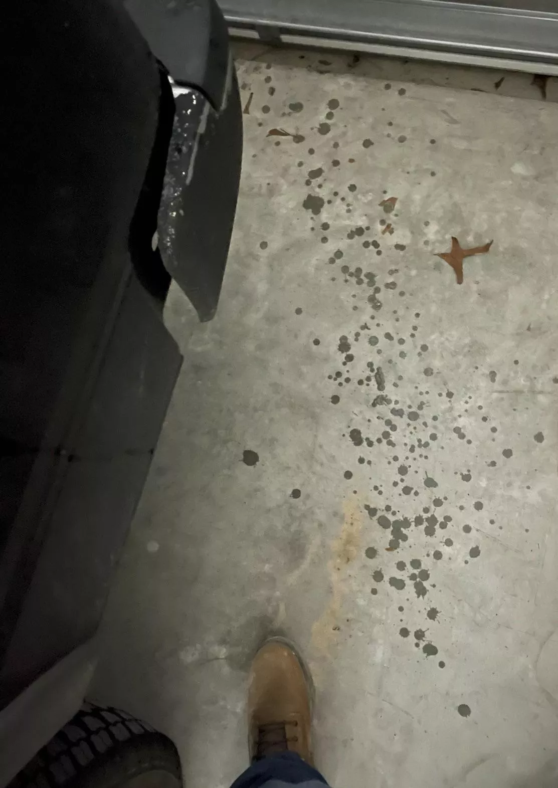 I got home after a long HARD drive home and couldn’t help it as soon as I got out of my truck I shot this massive load.  posted by Competitive-Hyena500