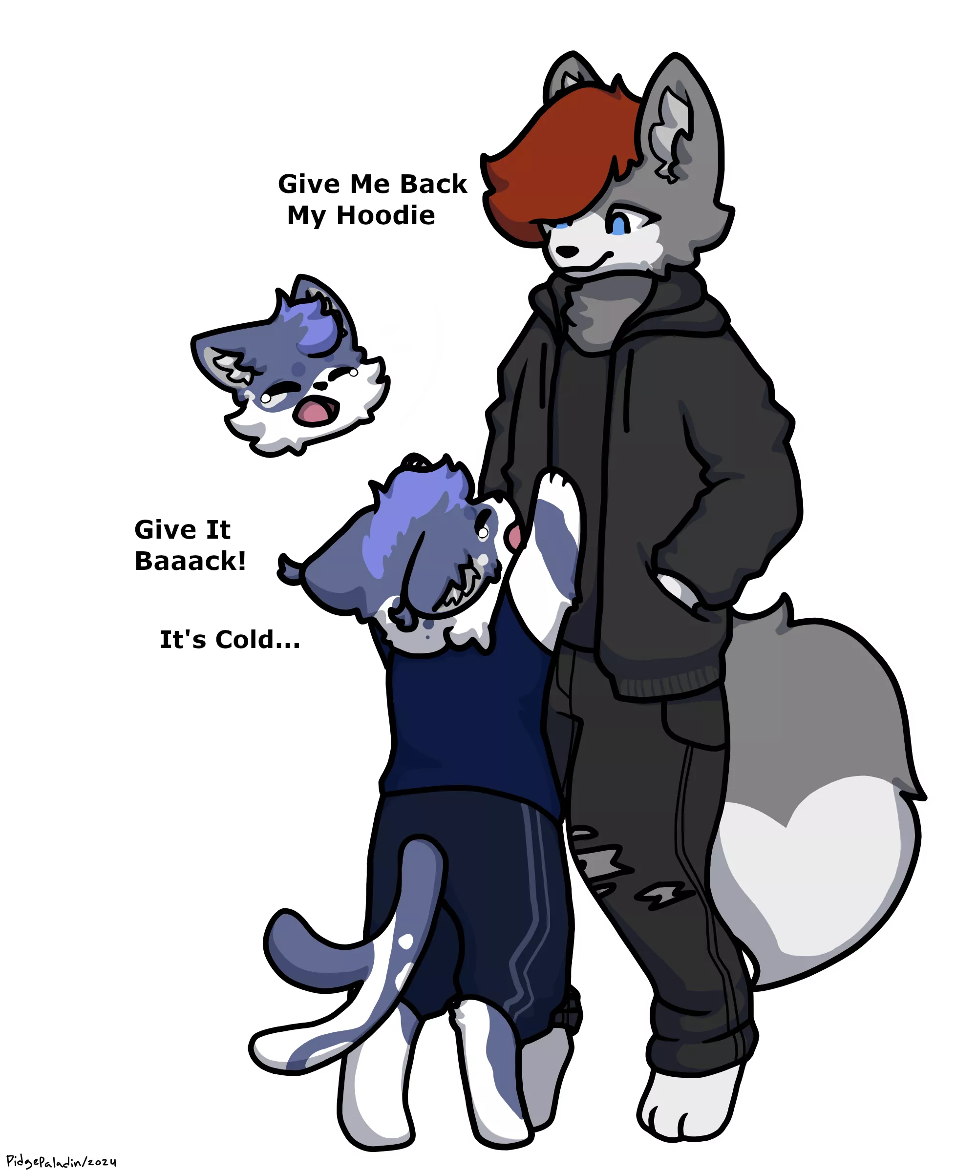 Me When Hoodie Stealing BF posted by nekomeeko