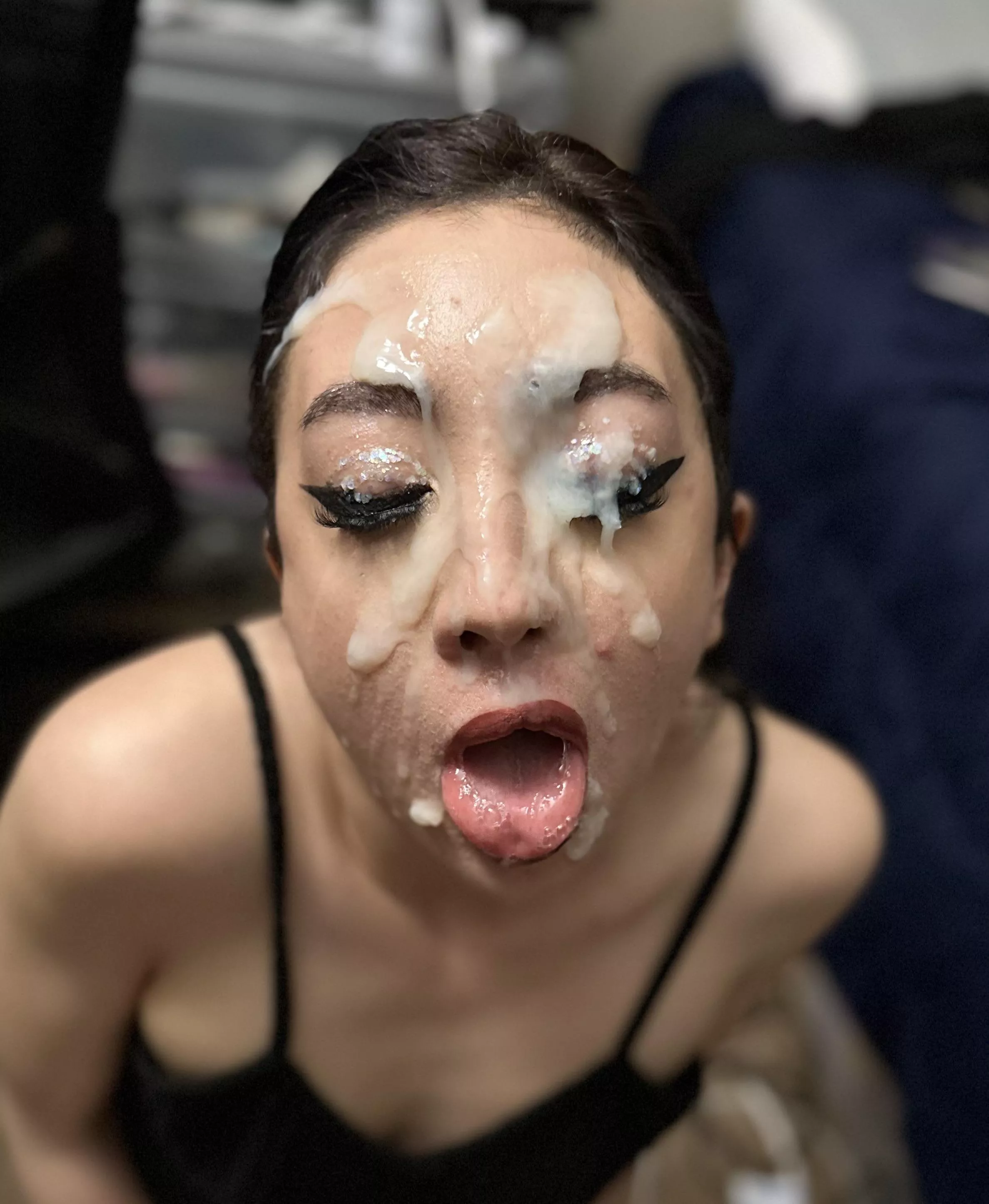 There’s room for more cum in my mouth posted by MsSoap
