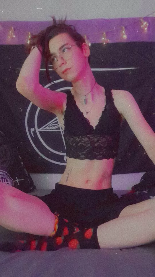 Any love for strawberries and black lace? 🥰 posted by Allie_Foxplay