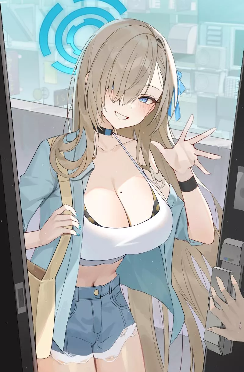 Asuna Paying a Visit [Blue Archive] posted by CheetahSperm18