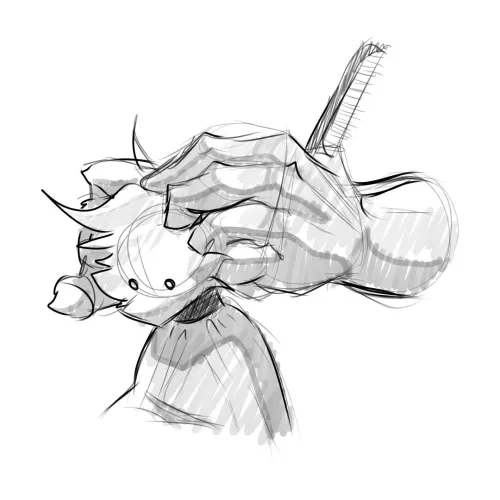 Getting a haircut (by me) by Juanpahulk