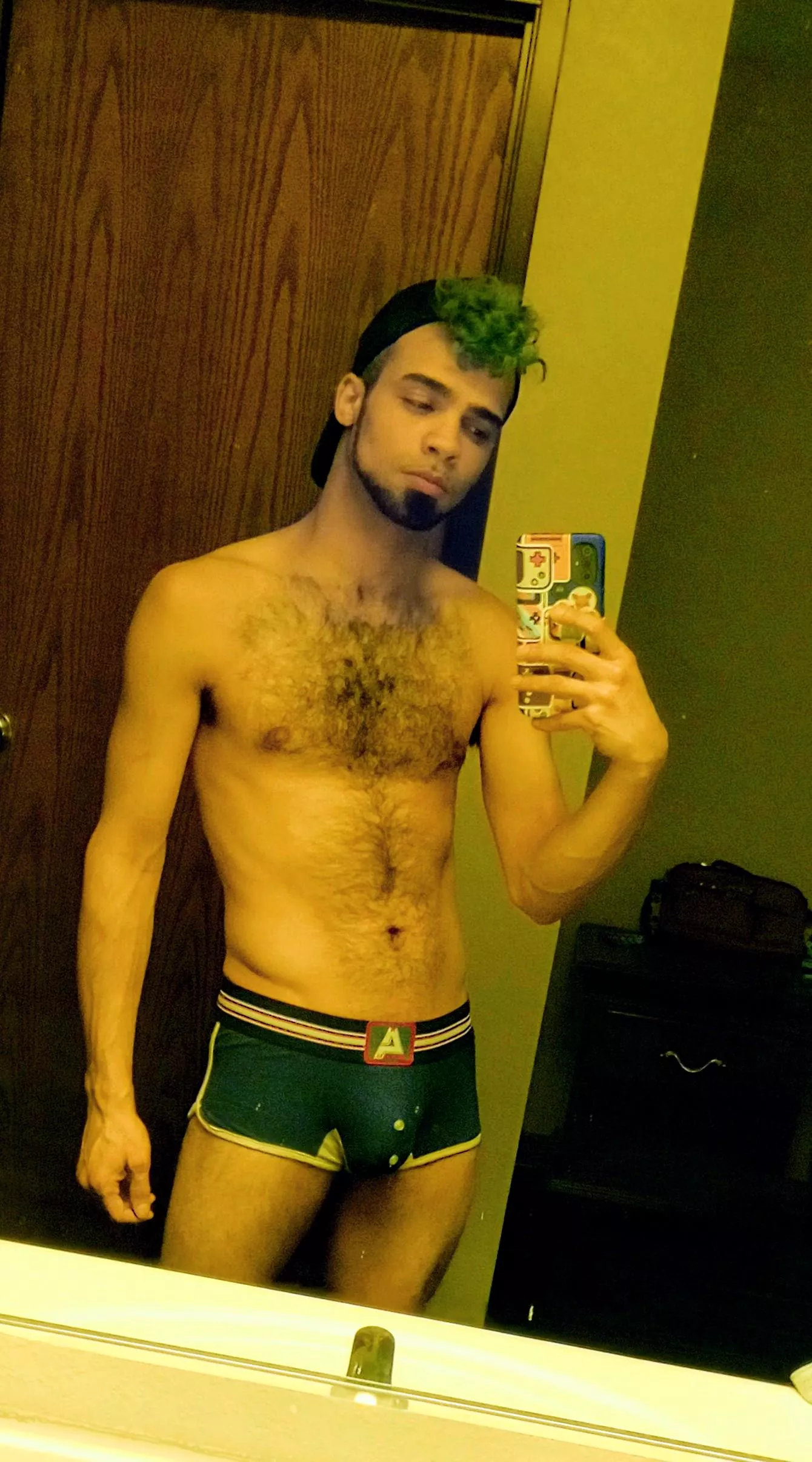 Hairy dude with the blue hair your thing? posted by SpareArmadillo8484