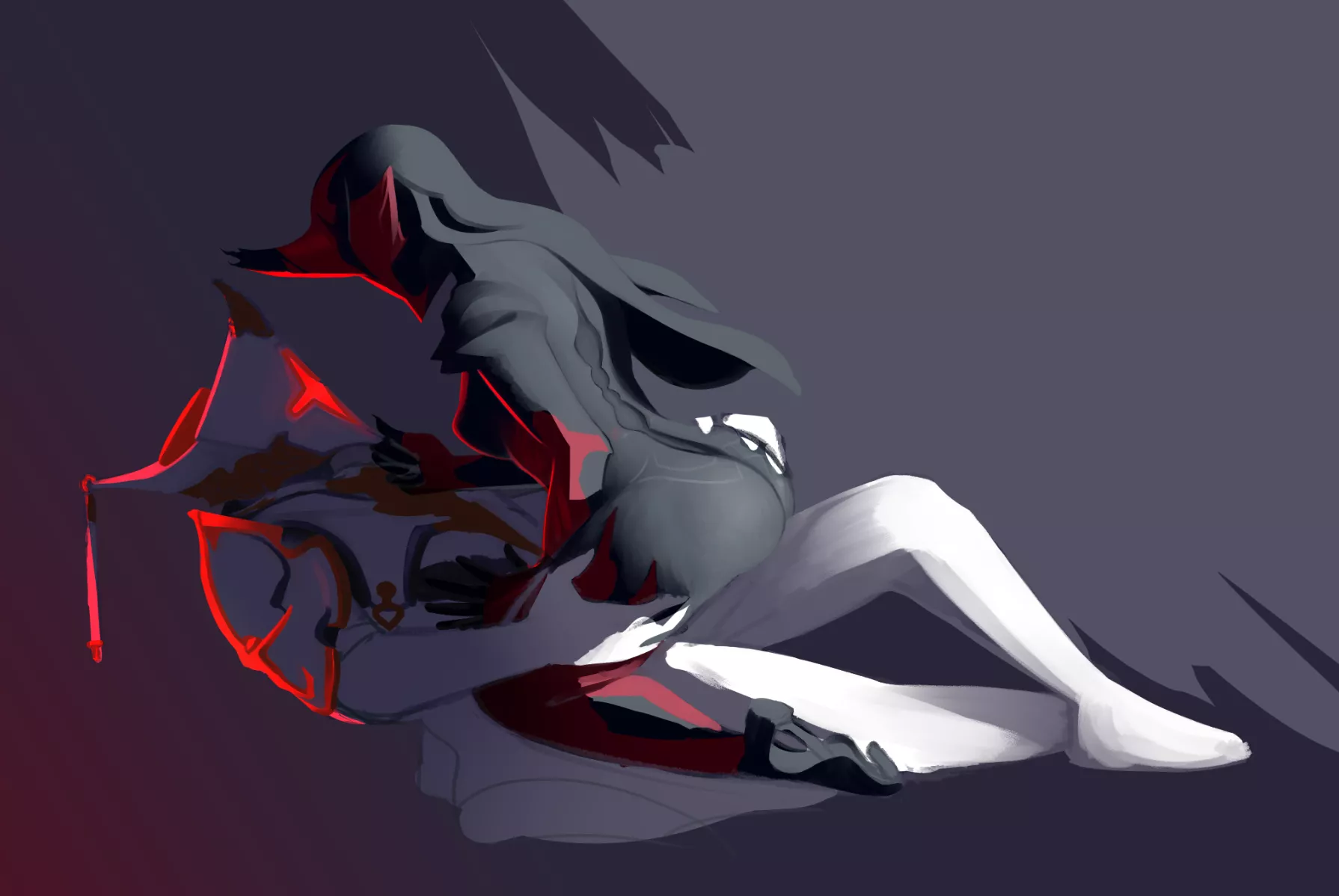 [Harrow + Wisp] Mild WIP (my art) posted by GuitarHarrow