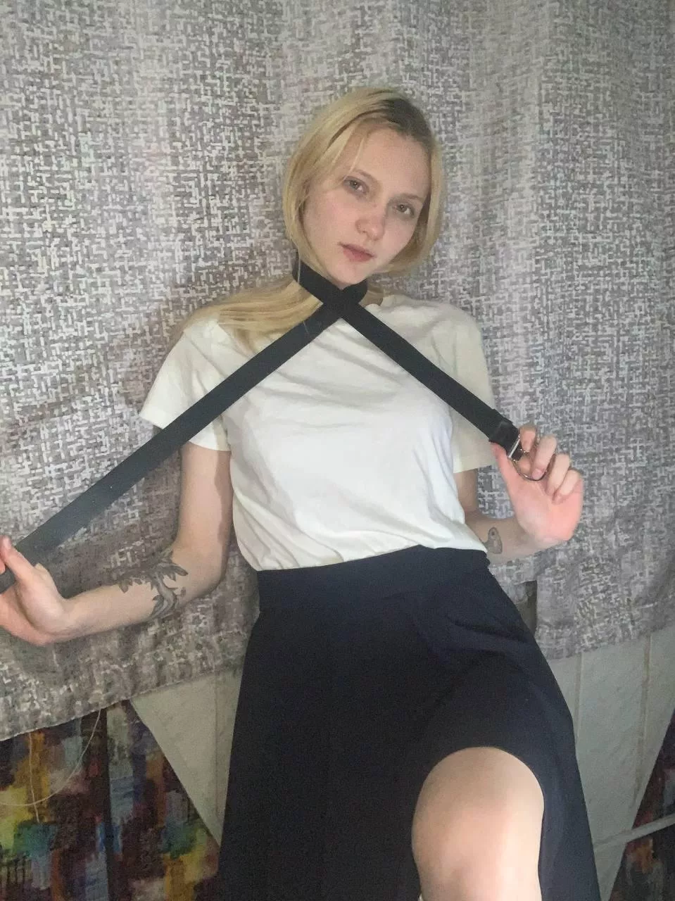 Have you ever tried to choke out a 19 year old with a belt? posted by hypertyyui