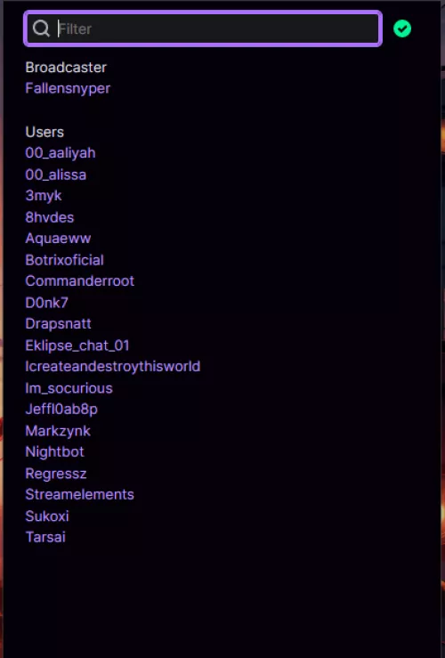 I was view botted awhile and have not stream in over a month how do I get rid of these names in my viewer list. by fallensn1per719
