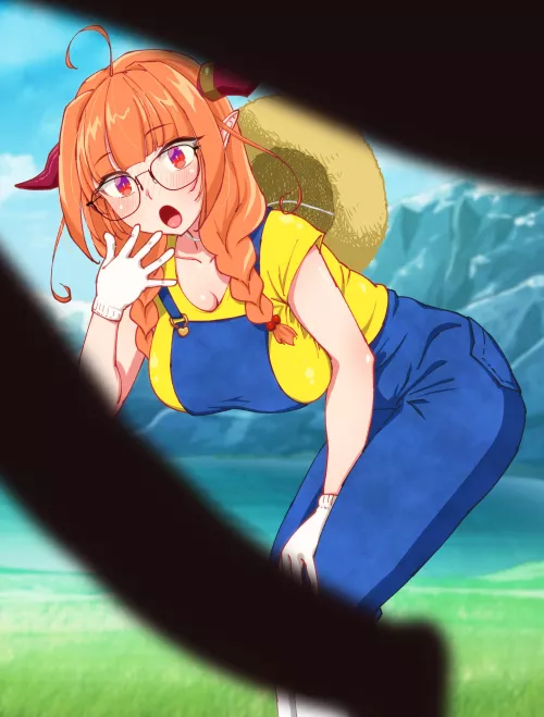 Kiryu Coco notices an erect horse cock (Hokke) [hololive] by rawr-6in