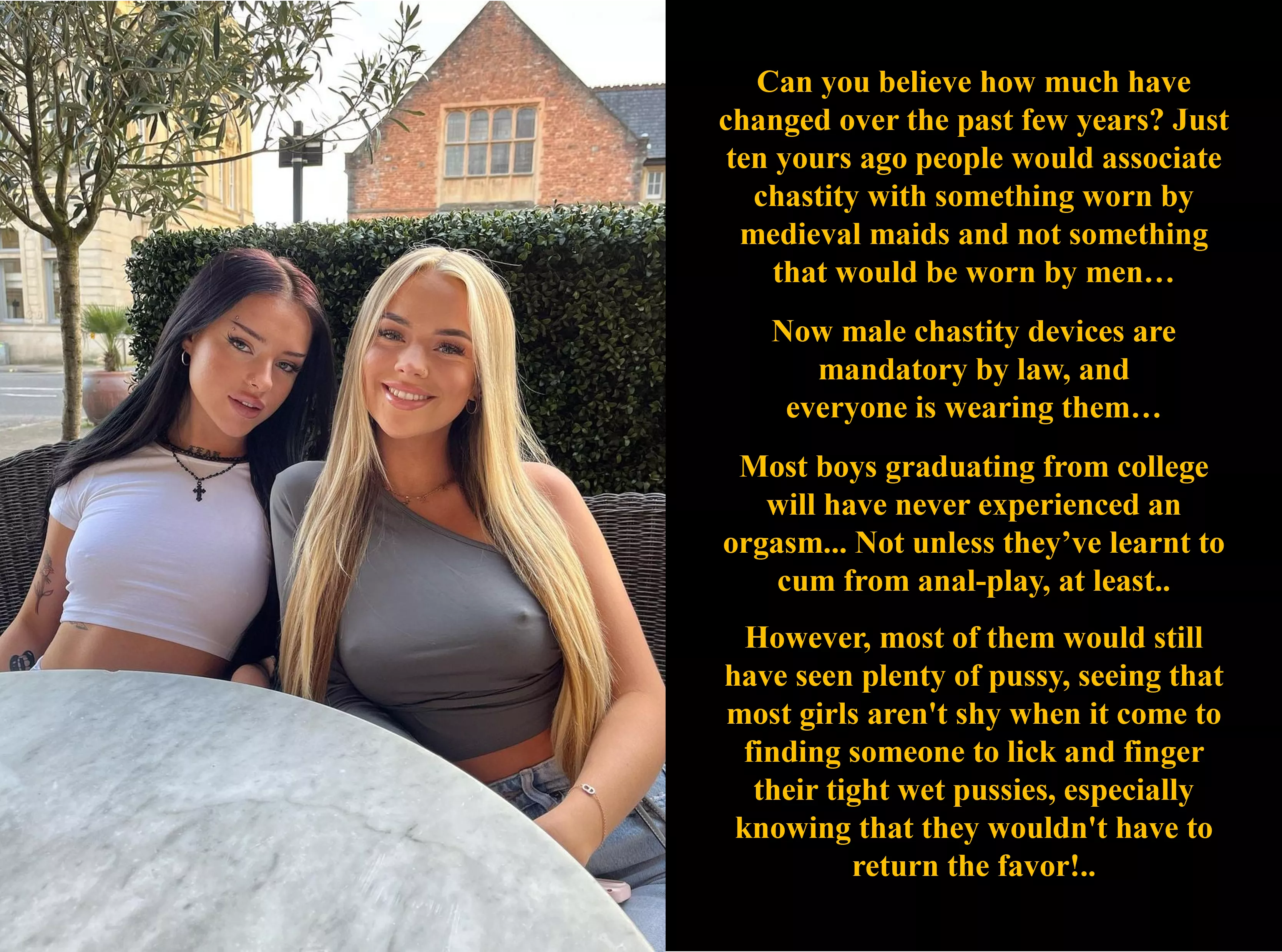 Mandatory Chastity... posted by BadBoysDontCum