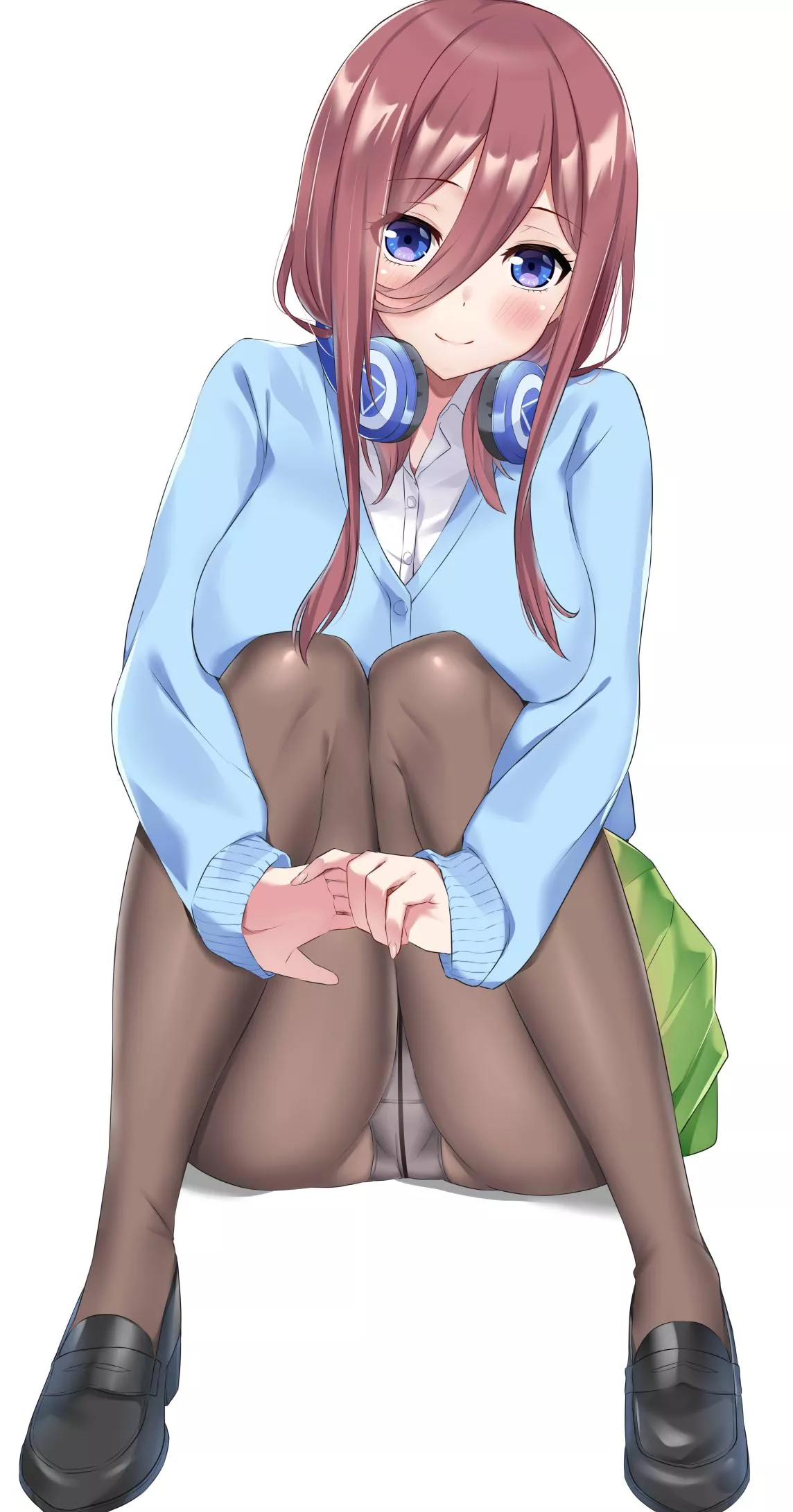 Miku Teasing In Her Pantyhose (The Quintessential Quintuplets) posted by Csxc