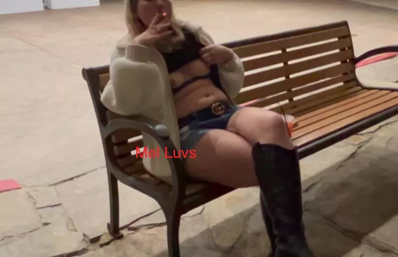 On the Bench Right Outside the Doubletree.... posted by melluvsitall