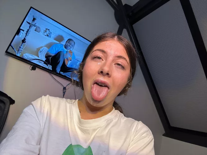 Quick pic before going to college by ConcertGlittering889