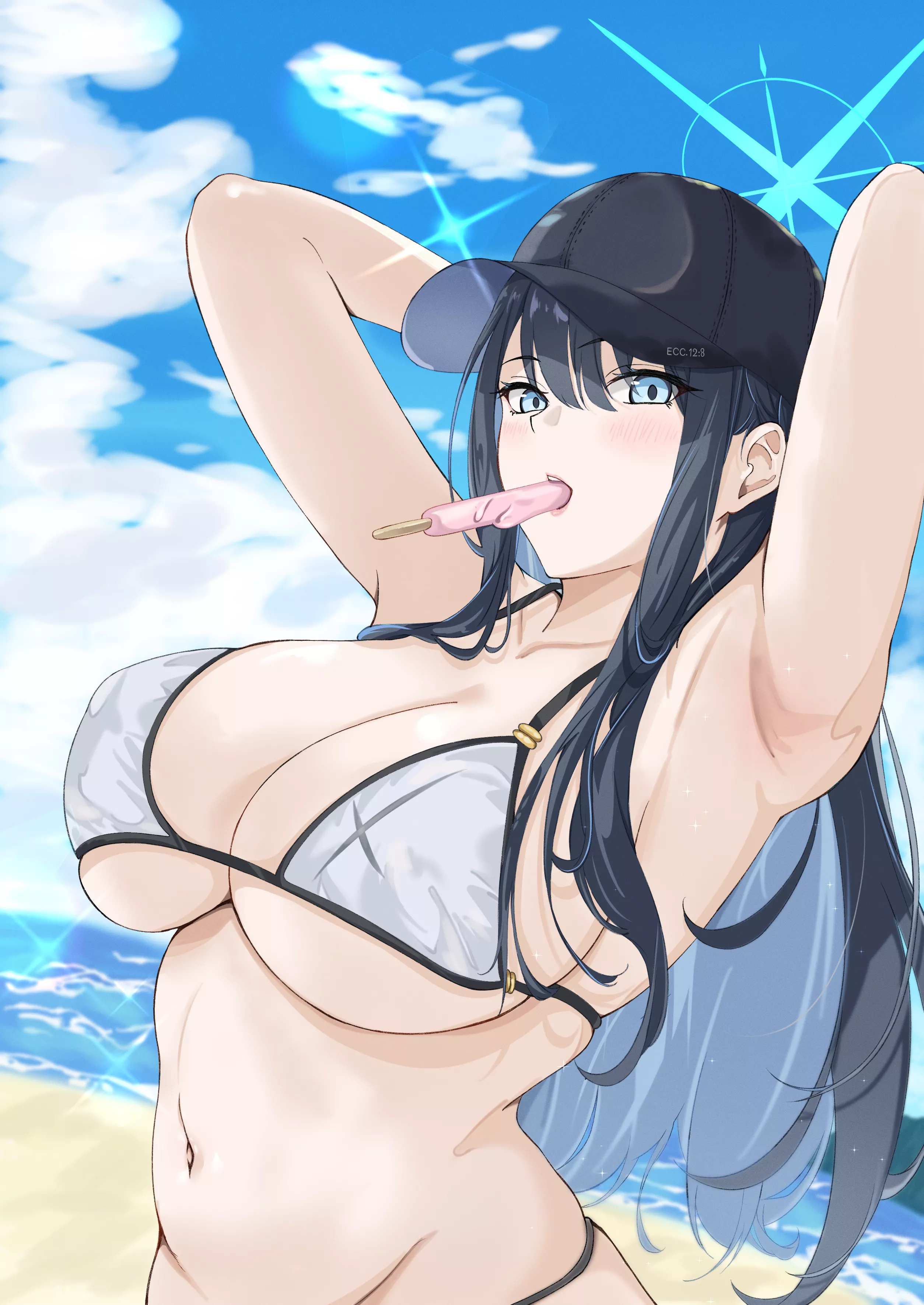 Saori in bikini (shisaki4696g) [Blue Archive] posted by TheRoySez