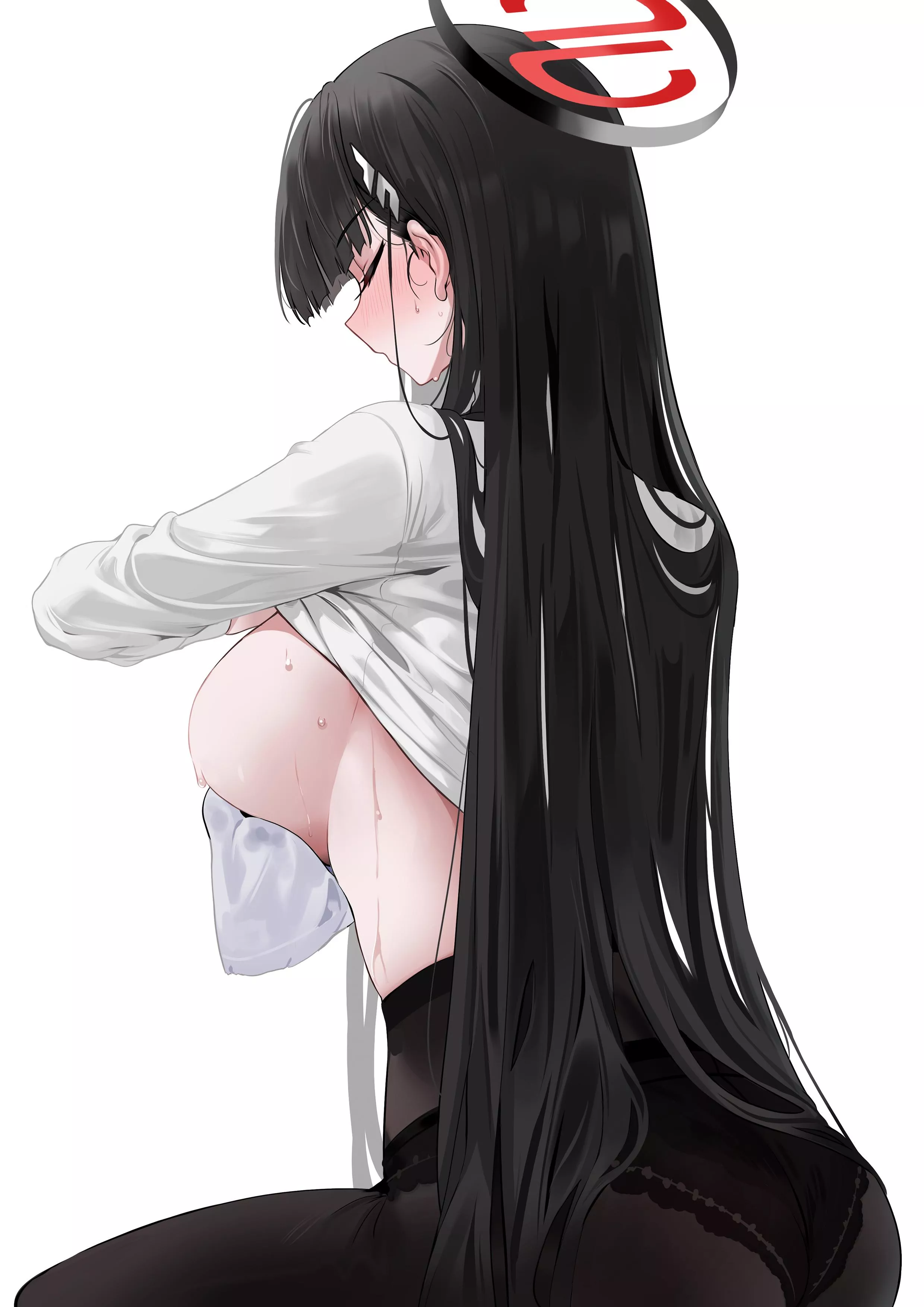 Sweaty Rio [Blue Archive] posted by CheetahSperm18