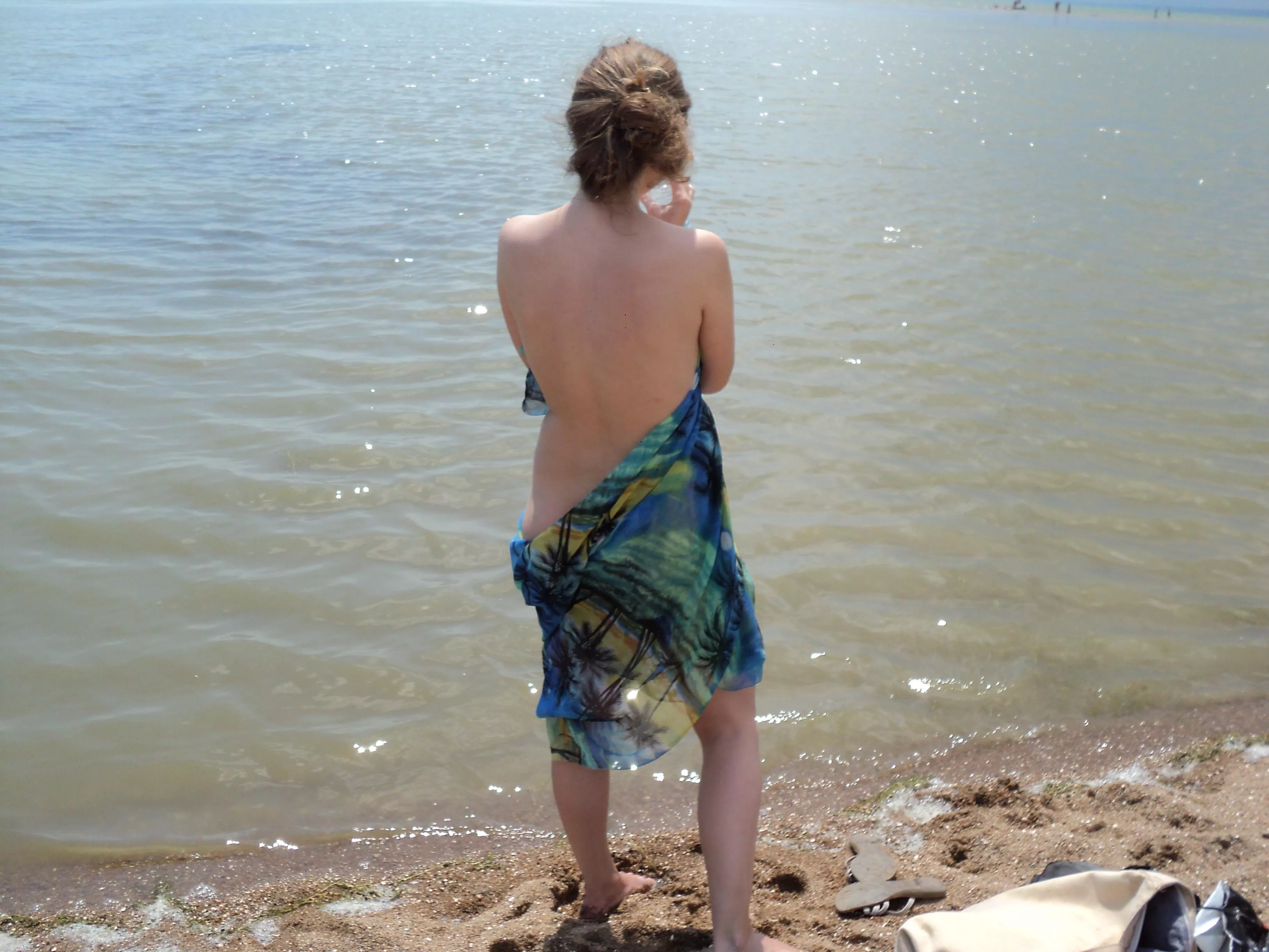 When the wind blows I cover my body with a light cloth posted by olivialoveb