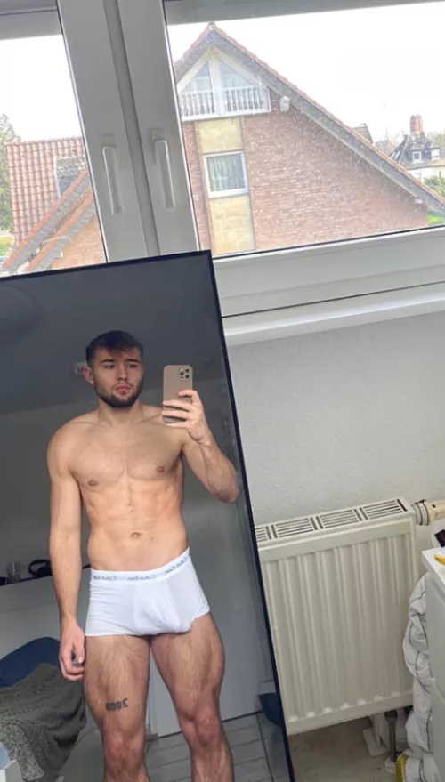 white ck undies by Moonshotsbenny67