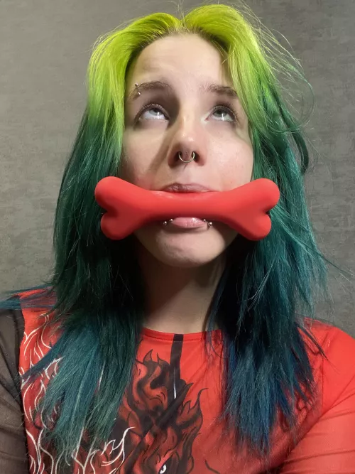 With a gag in my mouth, I become defenseless against you... by hellinnlove