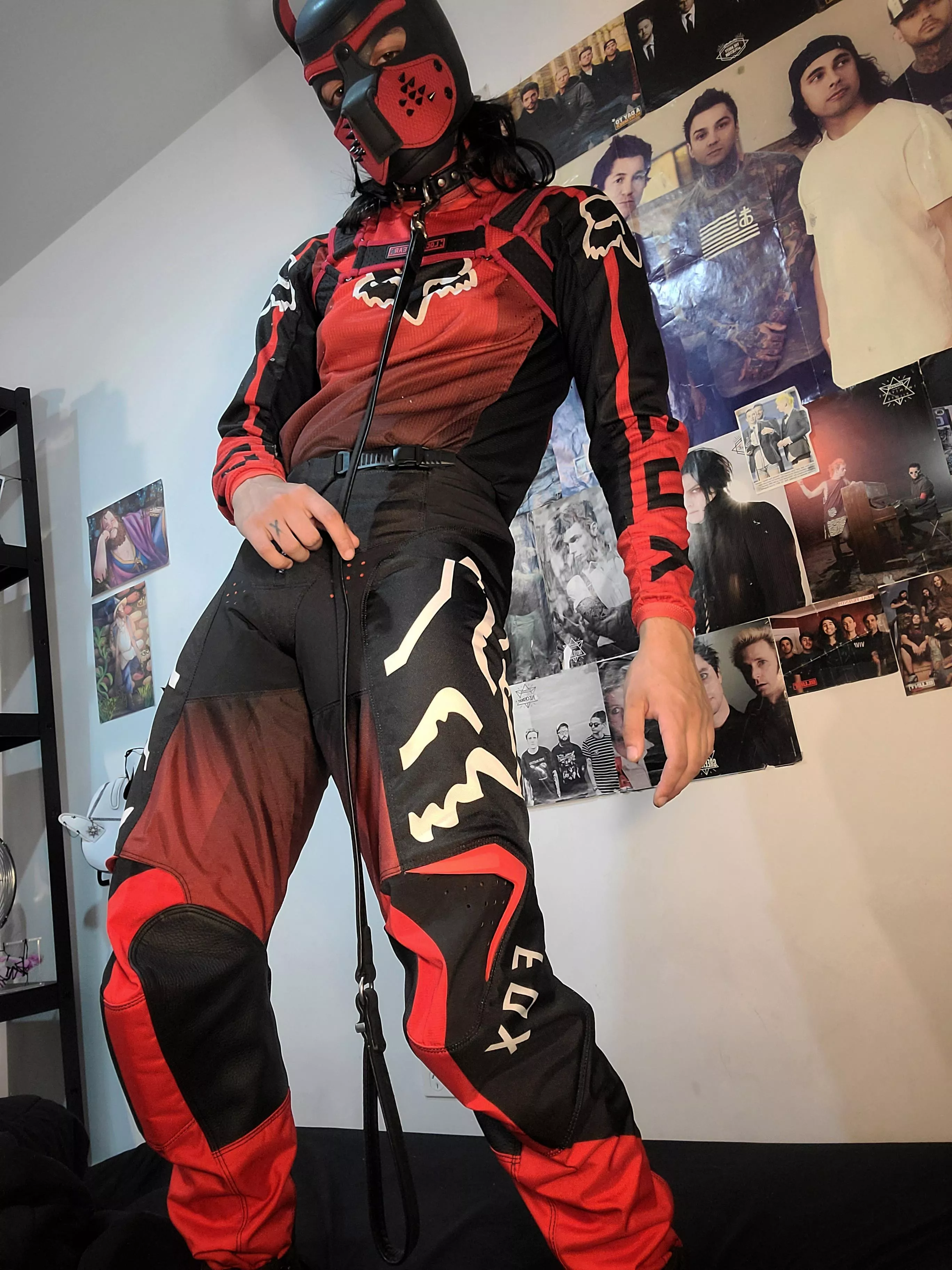 Would you take a good boy on a walk? posted by -PHTHALATE-