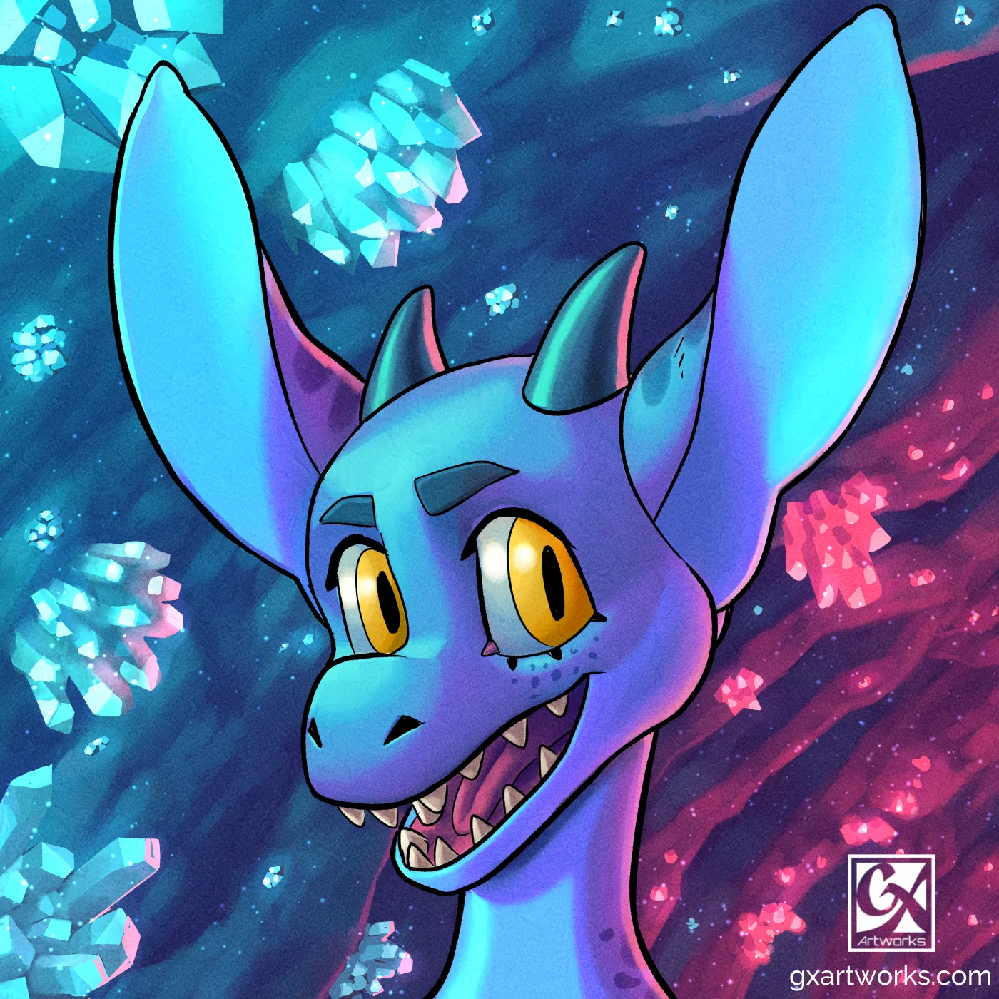 YCH Icon comission. Art by me. posted by Lycantropunk