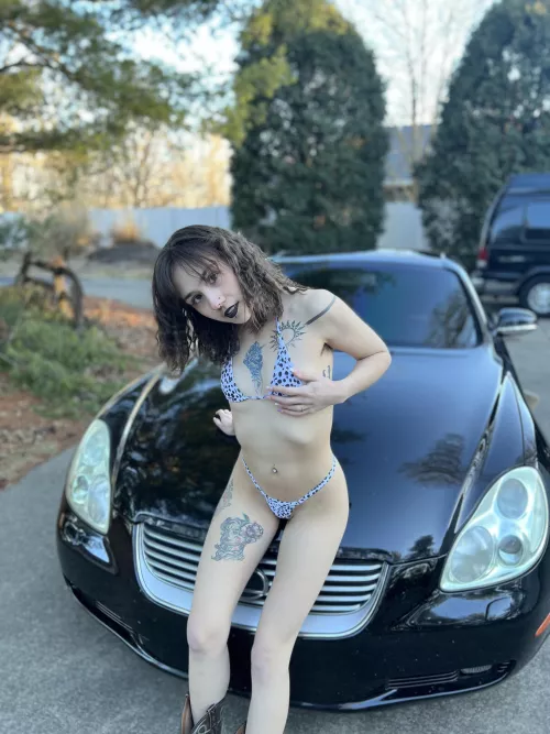 Your favorite tattooed car slut  by prettyaltkayyxxbabyy