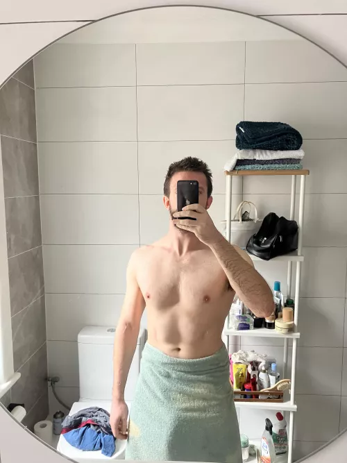 Catch me out the shower like this, what next? by HugeSausage8