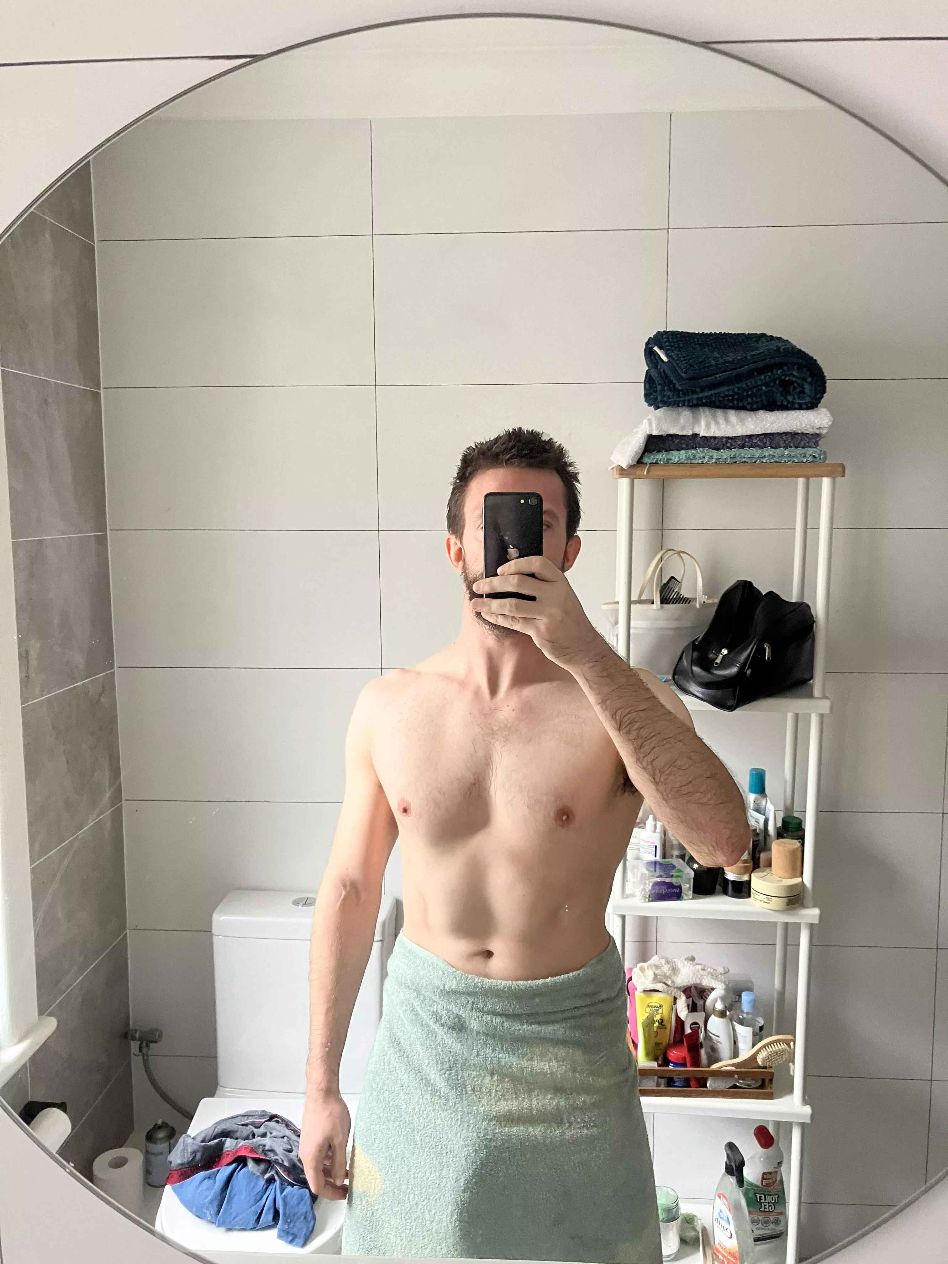 Catch me out the shower like this, what next? posted by HugeSausage8