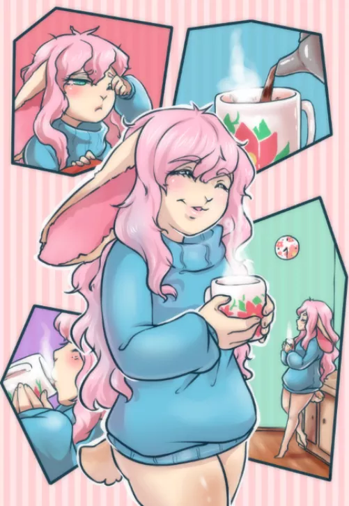 Coffee Bun (by me) by roxy_hana