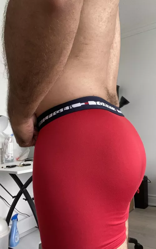 Different view but I love how my butt looks here! by jockass03