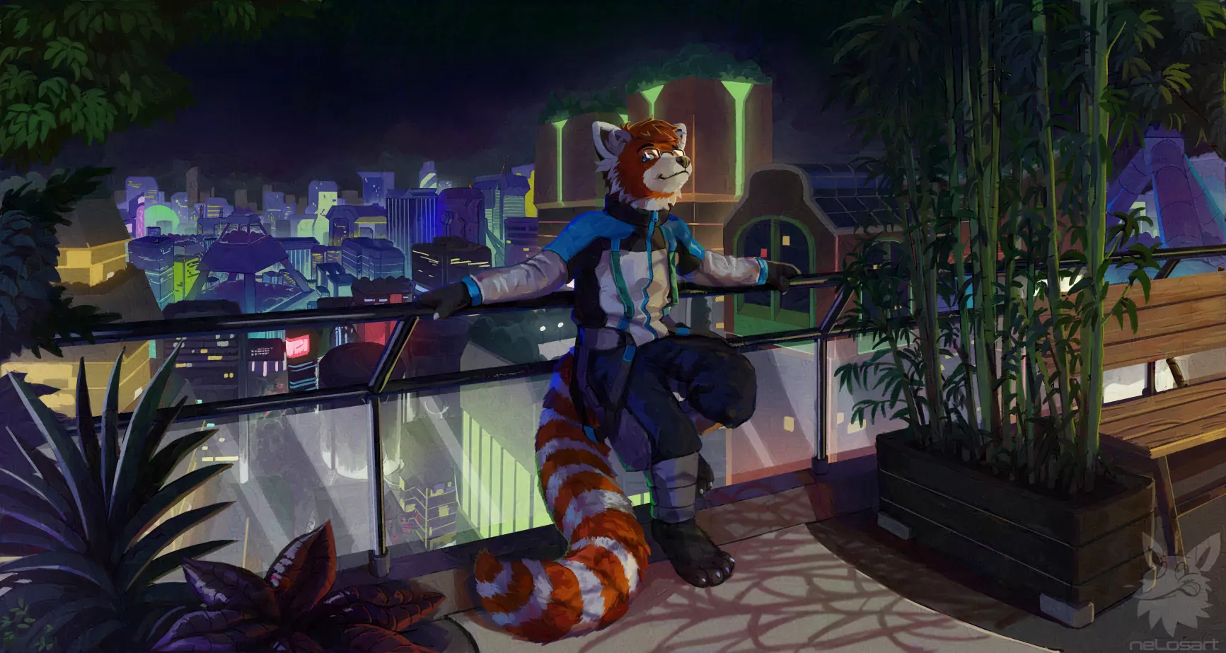 Fluffy view (art by me) posted by megaderp2