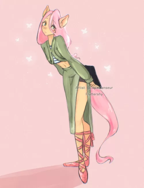 Fluttershy (Art by Me) by fool_lapin
