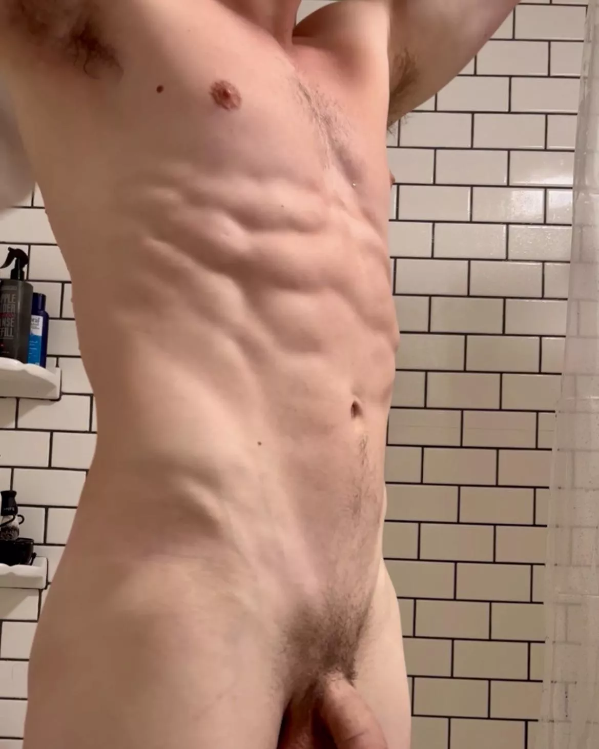 Fresh out of the shower.  posted by Shred_and_Bread