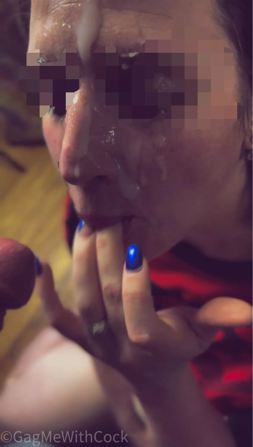 Goobered up good  posted by GagMeWithCock