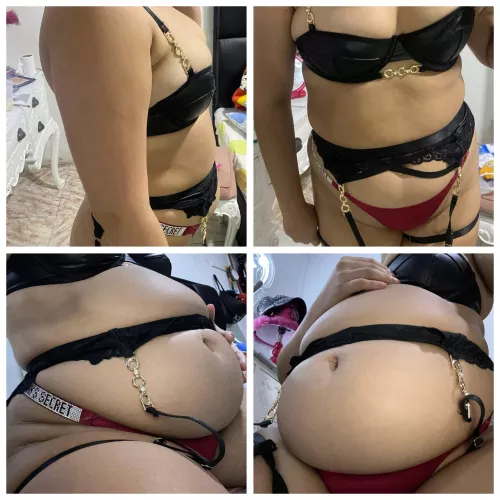 Hello friends how beautiful and beautiful is my huge belly 😍 by stufferpig