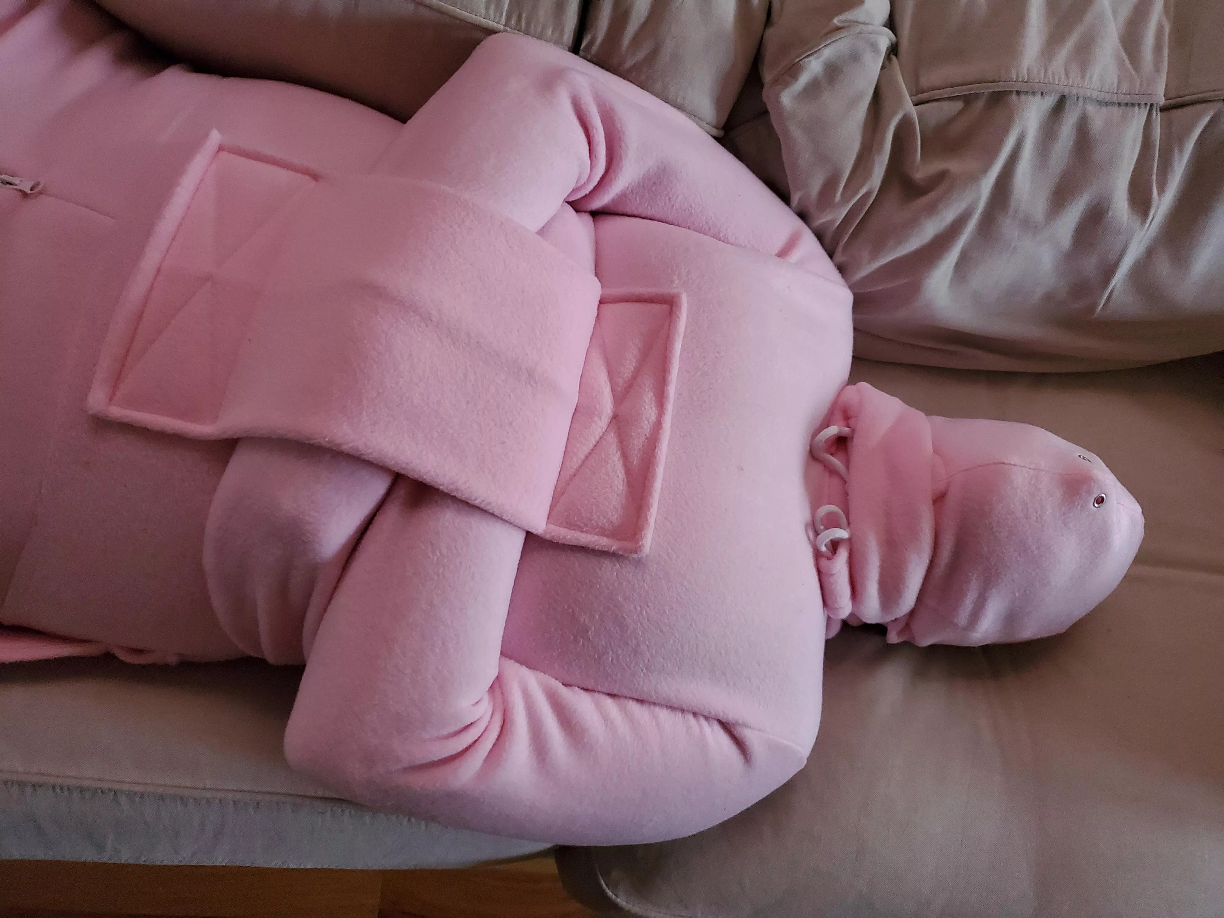 Hooded and straitjacked posted by Pir8Rbrts2