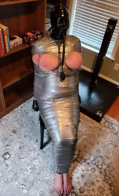 Hooded and taped by Pir8Rbrts2