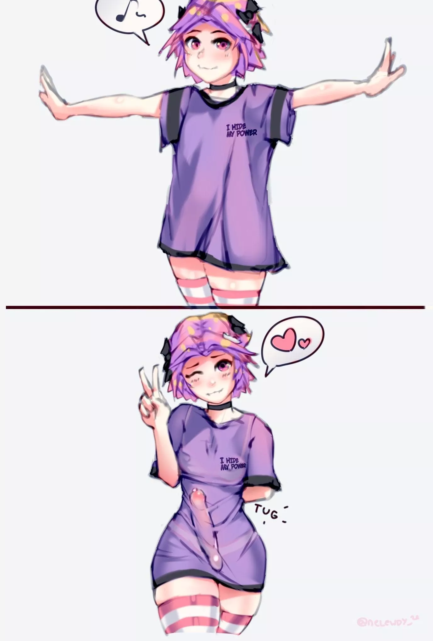 I come dressed like this to our date, you breeding me? :3 posted by coggles69